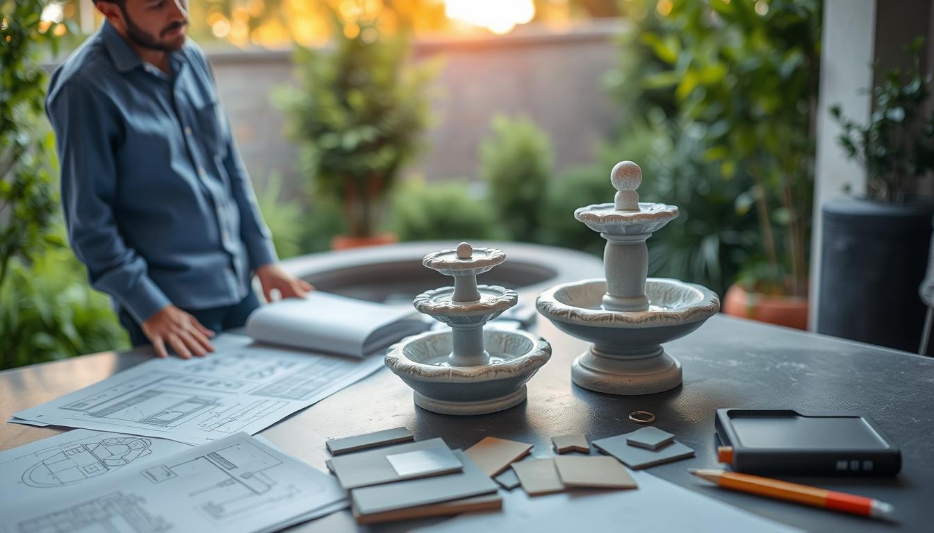 custom fountain consultation process