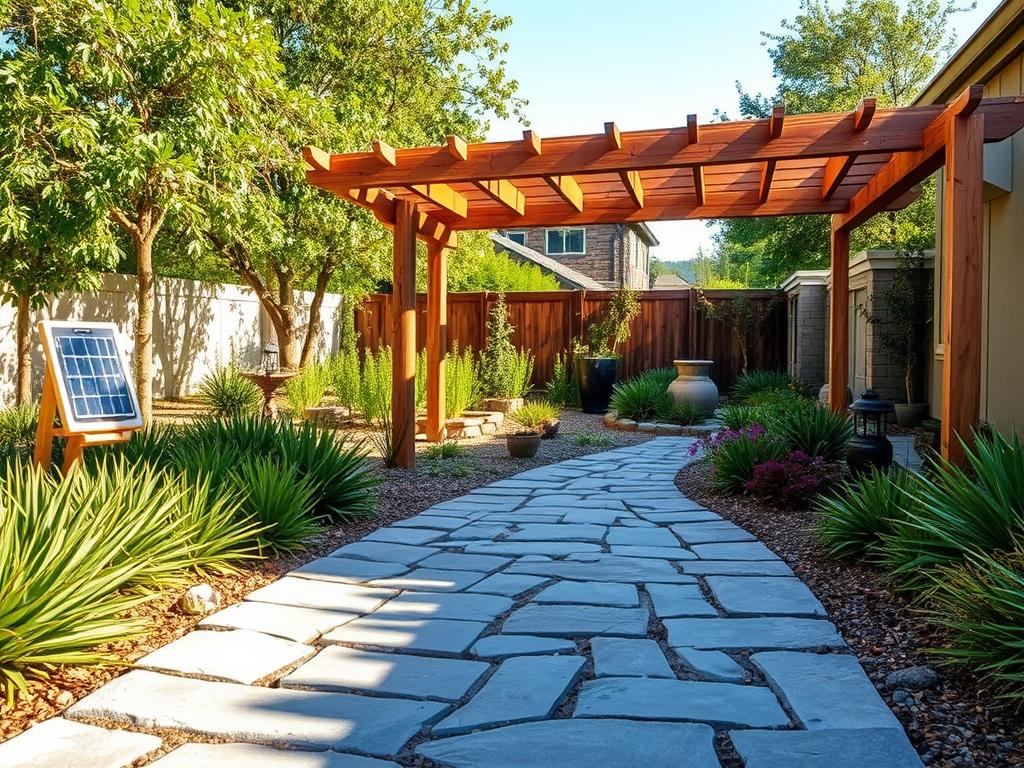 luxury patio hardscape
