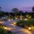 landscape lighting installation