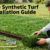 synthetic turf installation