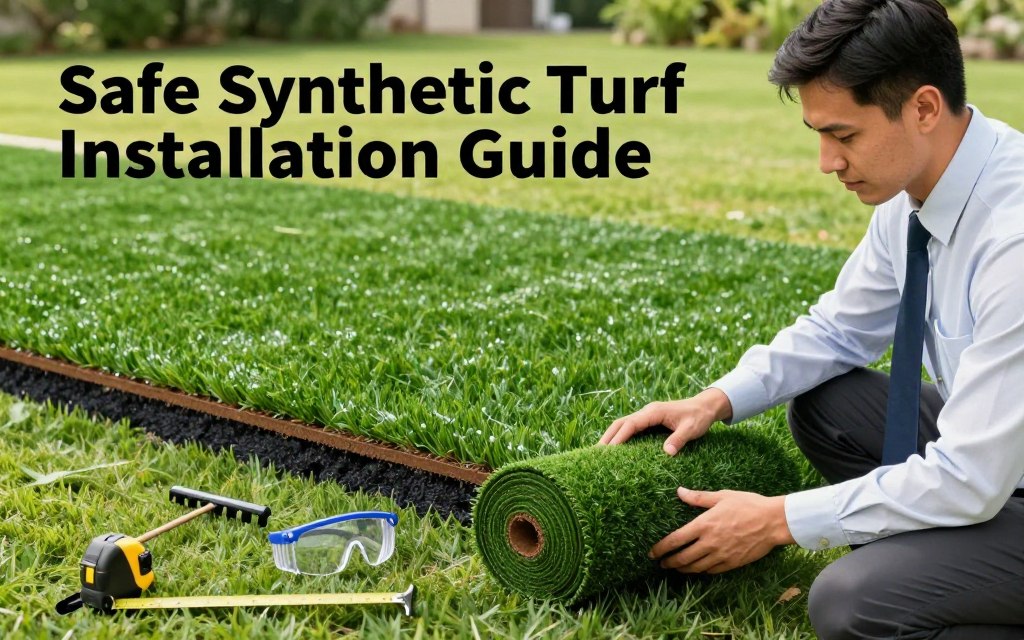 synthetic turf installation