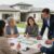 Landscaping contractors in North Las Vegas meeting with clients about design build project