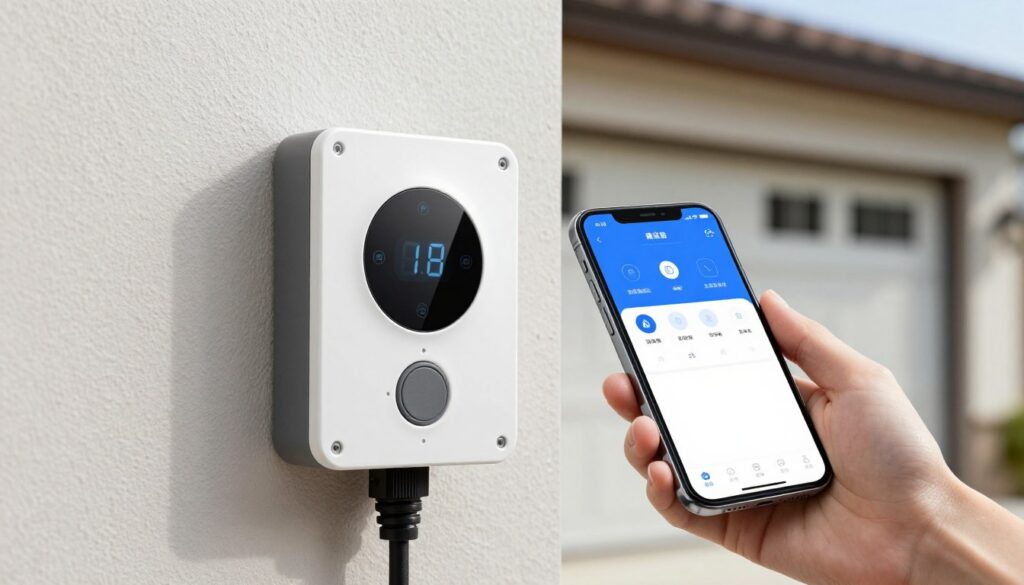 Modern smart irrigation controller installation in North Las Vegas home Modern smart irrigation controller installation in North Las Vegas home