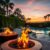 fire and water features