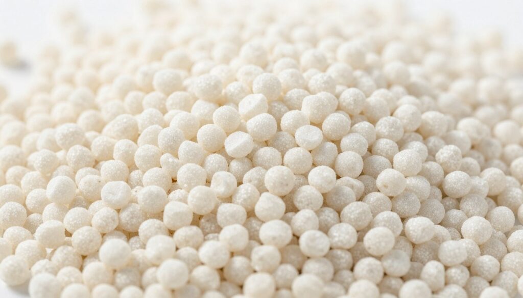 A high-quality close-up of antimicrobial durafill sand granules specifically designed for synthetic lawns, showcasing a clean and rounded texture. A high-quality close-up of antimicrobial durafill sand granules specifically designed for synthetic lawns, showcasing a clean and rounded texture.