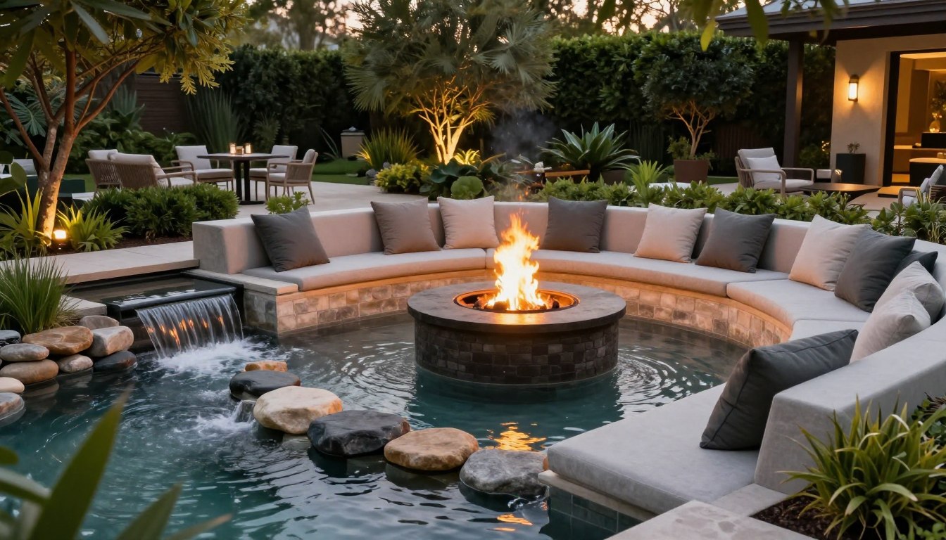 pool water features